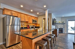 Apartamento, 1 habitación | Cocina privada | Frigorífico, horno, cafetera o tetera y tostadora