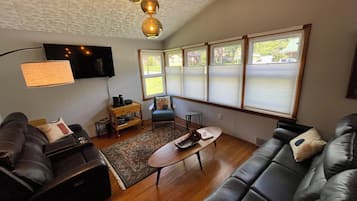 TV connectée, cheminée