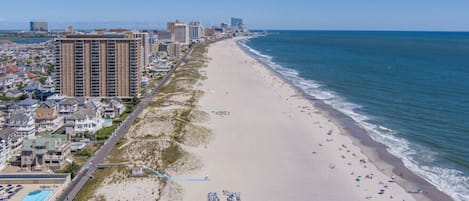 Vlak bij het strand