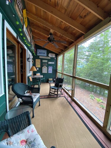 Lakefront camp on Great Pond