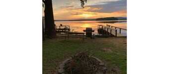 Lake house with spectacular view