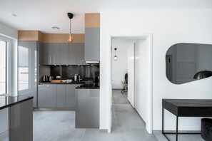 Interior detail - Lux 1BR: King Bed, Balcony, Near City Center (Luxembourg City)