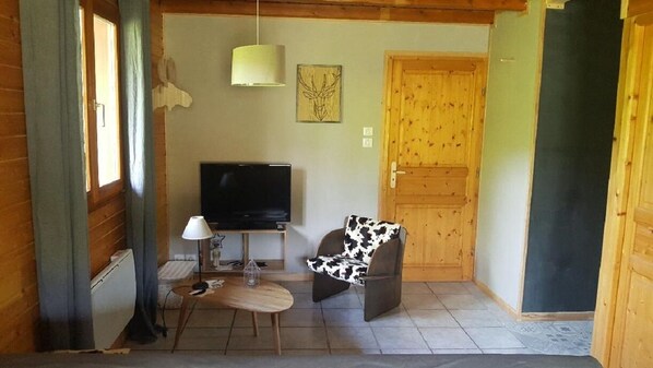 TV, fireplace, DVD player, stereo