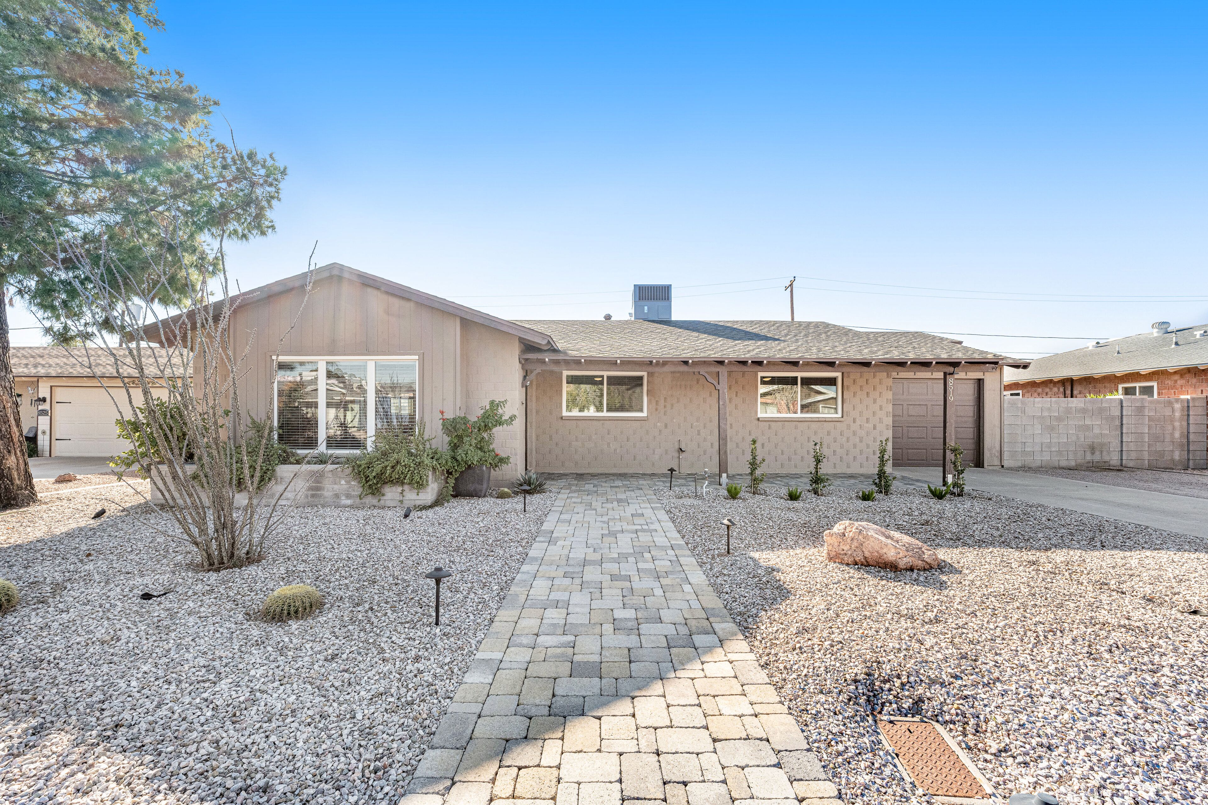 Dog-friendly home with private pool, patio & prime location near Old Town