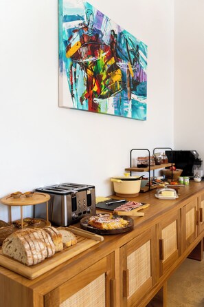 Kontinental frokost er inkludert hver dag