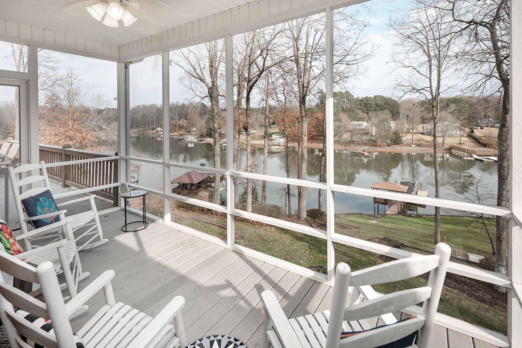 Spacious Lakefront Retreat w/Private Dock | 2 Living Areas