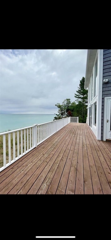 Beautiful panoramic views from the deck spanning the length of the house! 