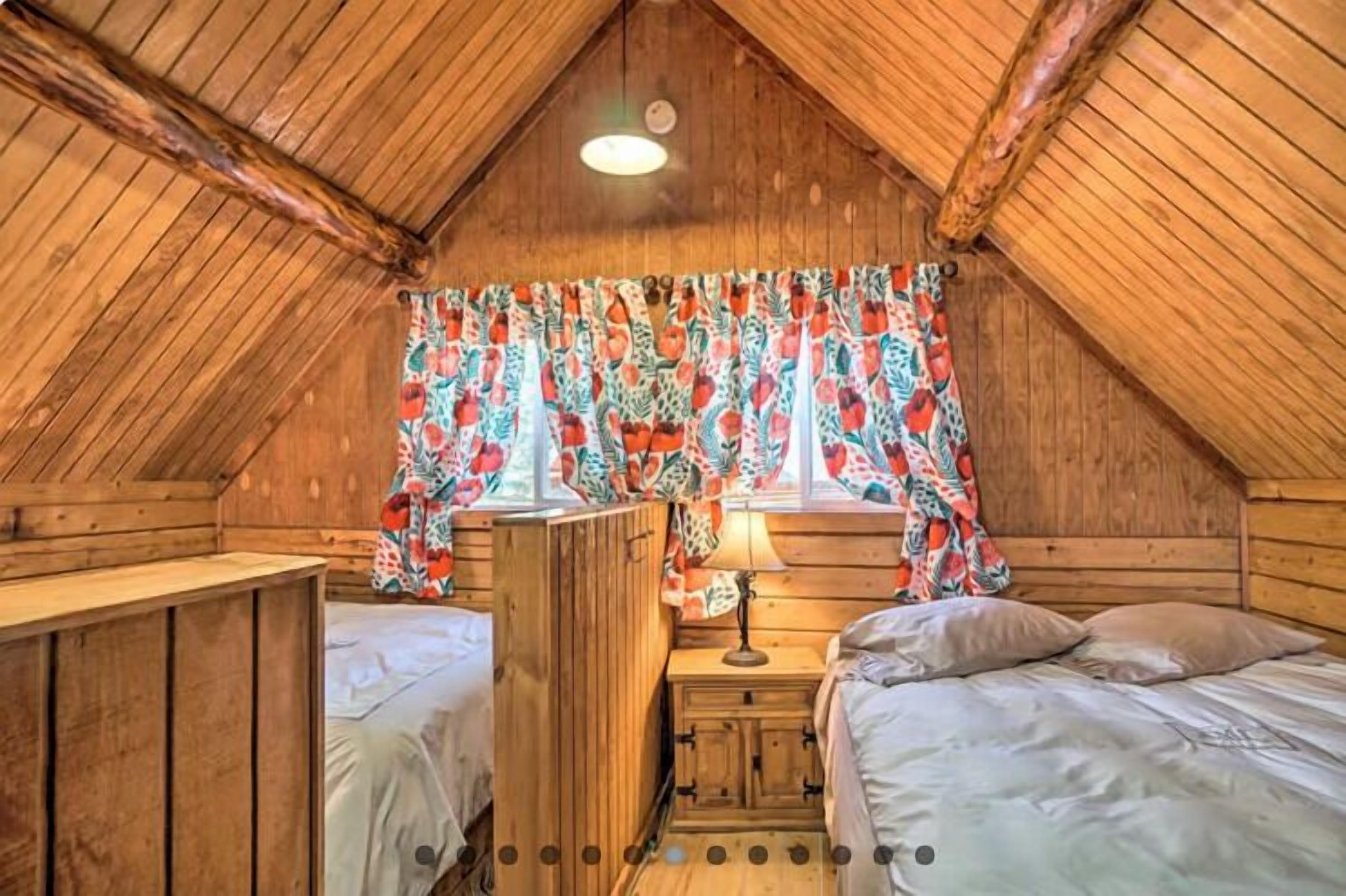 Private view Cabin #1 on the Kenai River