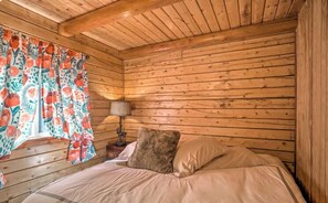 Private view Cabin #1 on the Kenai River | Down comforters, Tempur-Pedic beds, free WiFi, bed sheets