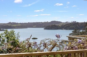 Property grounds - Pohutakawa Tree House - surrounded by bird song and ocean views. (Matakana)