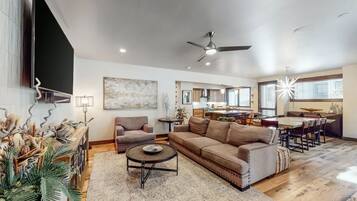 Fireplace, ping pong