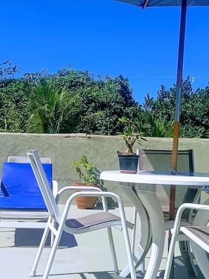 Quarto Triplo Luxo | Terraço/pátio