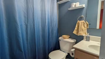 Hair dryer, towels