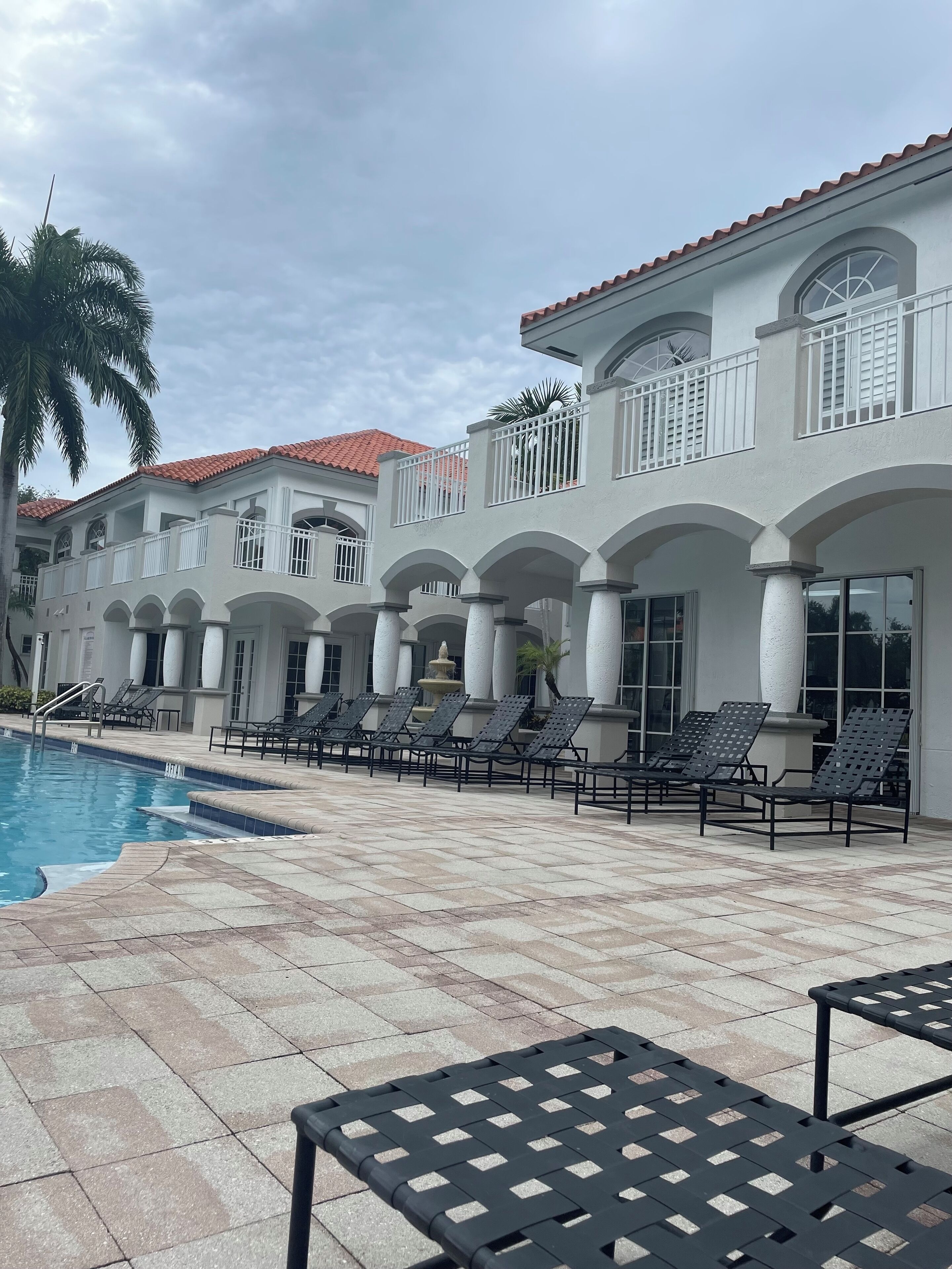 Piscina externa, piscina aquecida