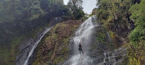 Outdoor rock climbing