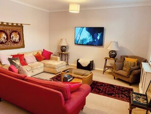 TV connectée, cheminée