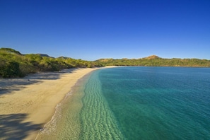 Beach nearby, sun-loungers