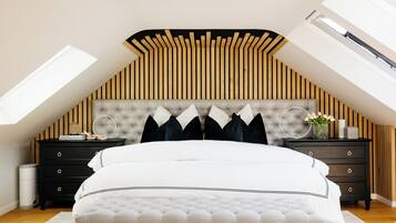 3 slaapkamers, een bureau, een strijkplank/strijkijzer, reisbedje