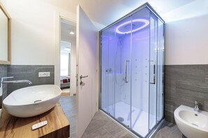 Shower, hair dryer, bidet
