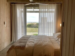 Design Cabin | 1 bedroom, premium bedding, down comforters, individually decorated