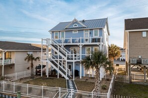 Exterior - NEW to PROACTIVE Vacations! "Water Views" is a NEWLY renovated 5 bedroom second row home, with pool! (Holden Beach)