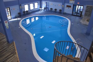 Indoor pool, a heated pool