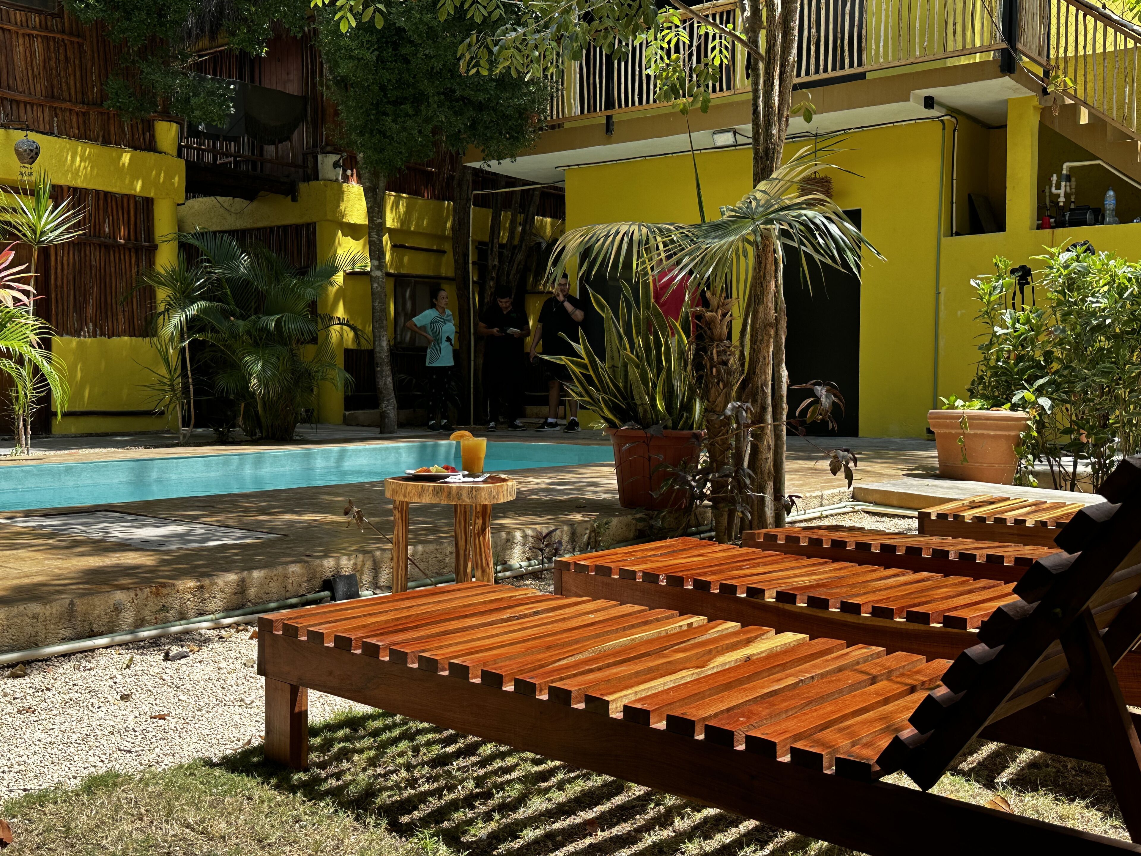 Alberca al aire libre 