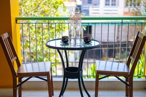 Quarto casal luxo, sacada | Sacada