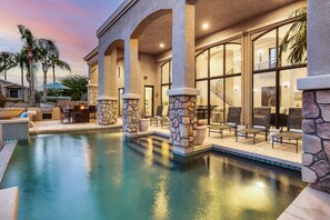 Una piscina climatizada