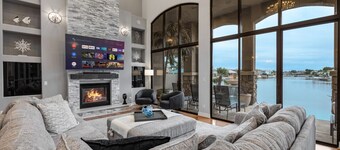 The Estate- Beautiful home with heated pool and pontoon boat.