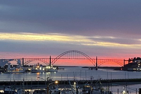 This is the view off the spacious desk.