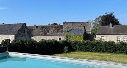 Stone house in Hamoir with private pool