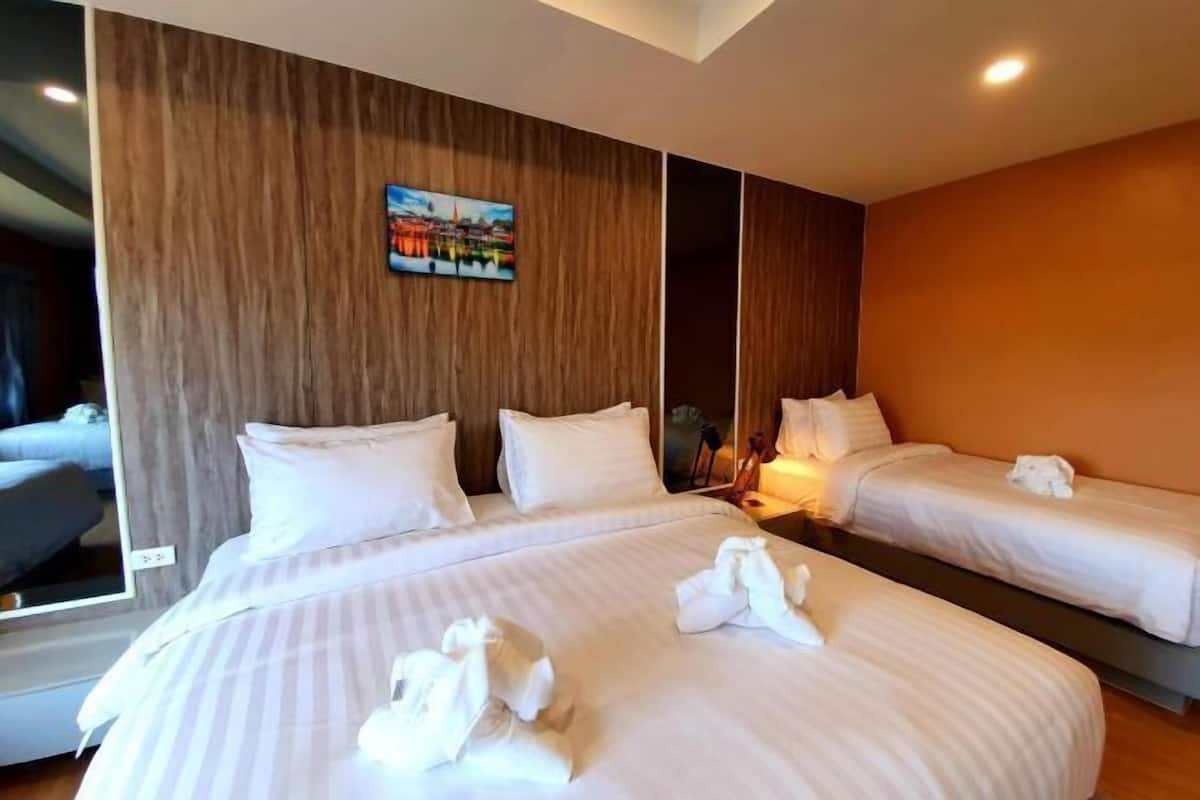 Literie de qualité supérieure, couette en duvet d'oie, minibar