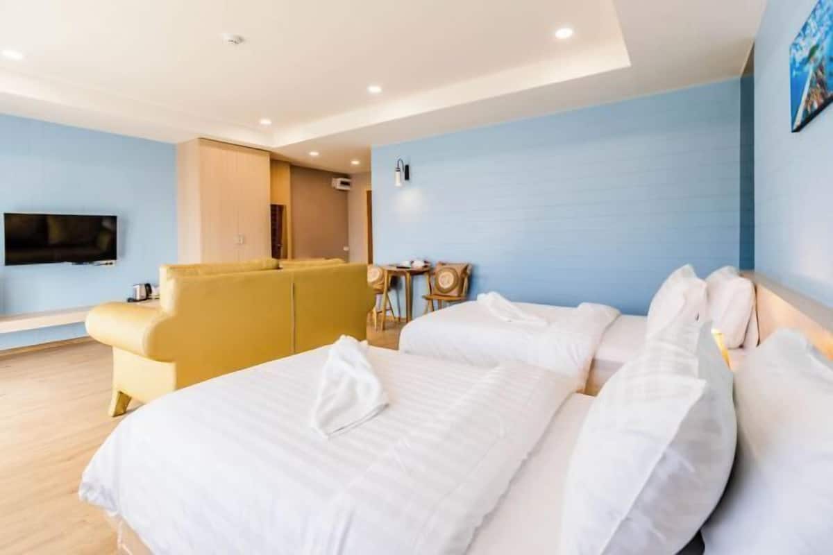 Literie de qualité supérieure, couette en duvet d'oie, minibar