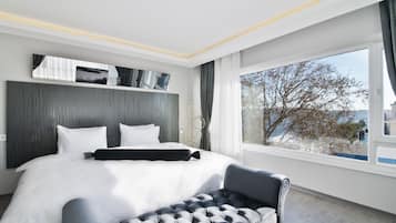 Ropa de cama de alta calidad y artículos del minibar gratis