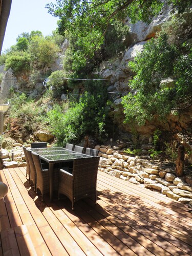 Private River Swimming with stunning views and hot tub