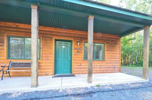 Terrace/patio - Snowmobile, Ski, or ATV Direct from This Cozy Cabin! (Washburn)