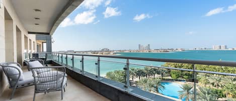 Deluxe-Apartment | Balkon