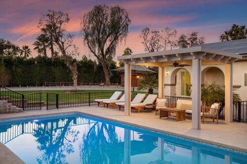 Pool, Sports Court, Game Garage, & Fire Pit | Olivano Ranch by AvantStay