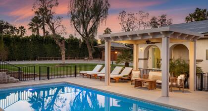 Pool, Sports Court, Game Garage, & Fire Pit | Olivano Ranch by AvantStay