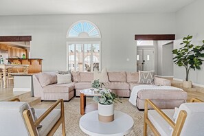 Smart TV, fireplace, video games, table tennis - Pool, Sports Court, Game Garage, & Fire Pit | Olivano Ranch by AvantStay (Palm Desert)