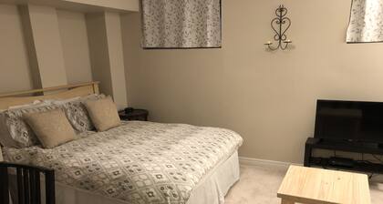 Self-contained basement apartment in stylish Beaches