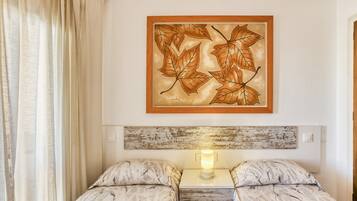 2 slaapkamers, beddengoed