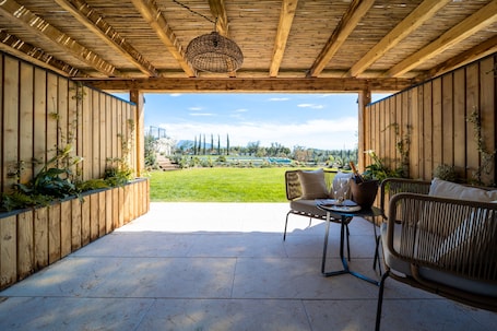 Junior Room, Patio, Pool View | View from room
