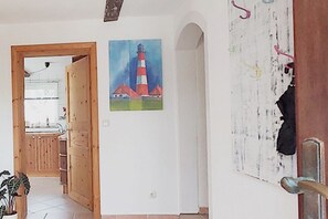 Interior - Friedrichstadt: Thatched-roof cottage on the Eider dike with sun terrace near the North Sea (Sankt Annen)