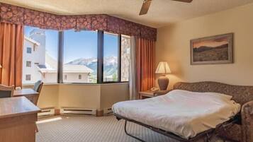 1 slaapkamer, een strijkplank/strijkijzer, wifi, beddengoed