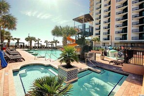 Indoor pool, a heated pool