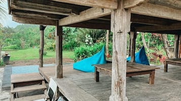 傳統小屋, 2 間臥室, 花園景, 池畔 | 客廳
