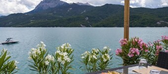Apartment by Lake Serre-Ponçon with Pool