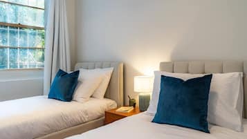 2 bedrooms, iron/ironing board, travel cot, WiFi